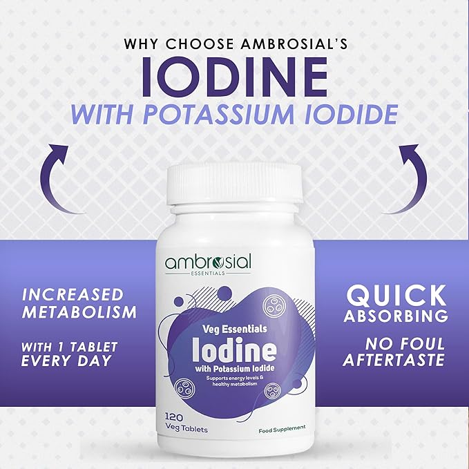 Ambrosial Iodine 5000mcg (Pack of 1-120 Tablets)
