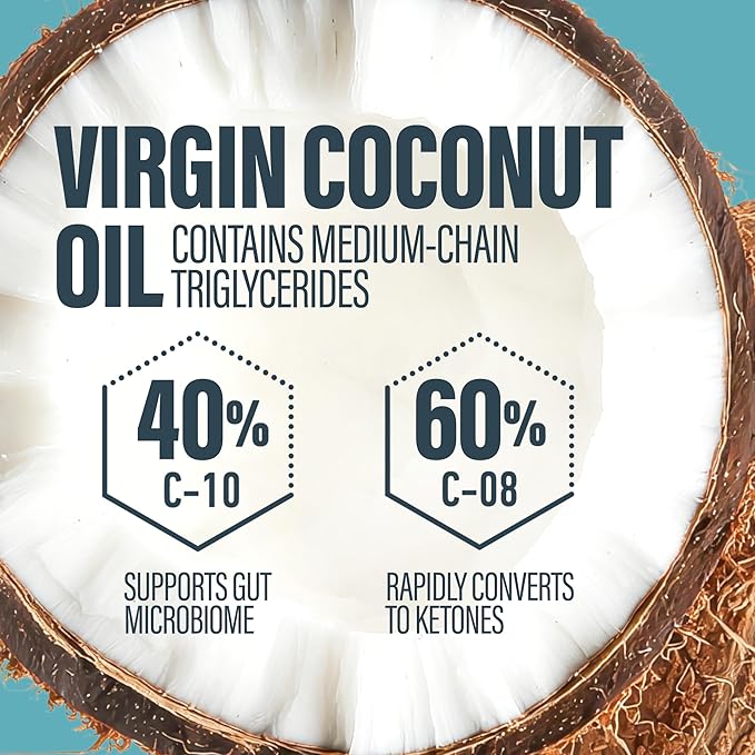 BUBS Naturals MCT Oil Powder - Premium MCT Oil & Keto Coffee Creamer - Vegan & Paleo Friendly - Healthy Coconut Fats + Low Carb - Dairy-Free Energy Source for Shakes, Smoothies & Baking (10.6 oz)