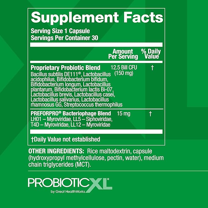 OmegaXL Powerful Joint and Muscle Support Supplement 60 Count (2 Pack) & Probiotic XL - PreforPro, DE111, Shelf Stable - Promote Healthy Gut Flora Growth (30 Veggie caps)