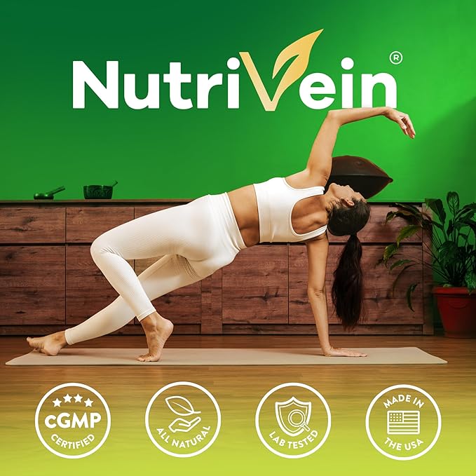 Nutrivein Whole Food Multivitamin for Men & Women – 120 Capsules – Daily Energy, Immune & Heart Support – Raw Fruit & Veggie Blend + B Vitamins