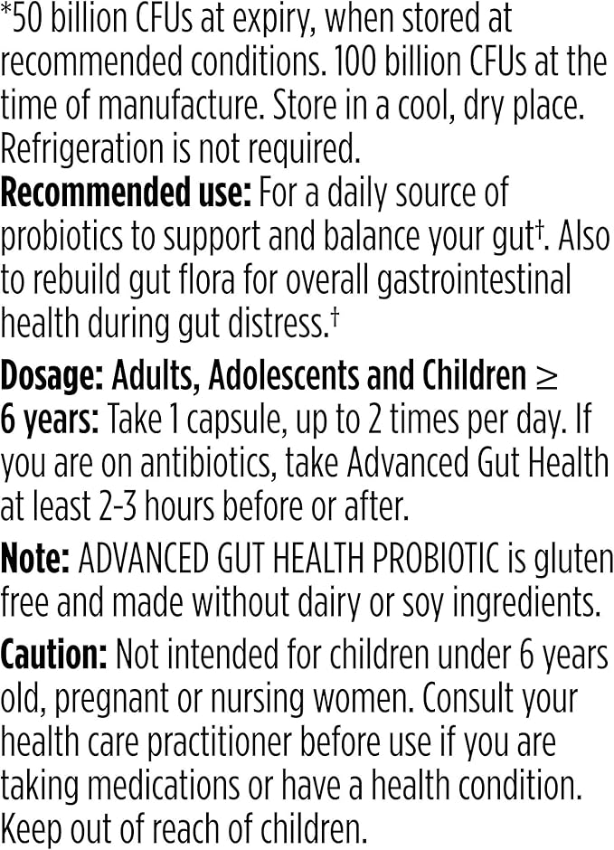 Genuine Health Probiotics, 50 Billion CFU, Daily Care, 15 Diverse Strains, Soy Free, Gluten Free, Vegan Delayed-Release Capsules for Advanced Gut Health, 30 Count
