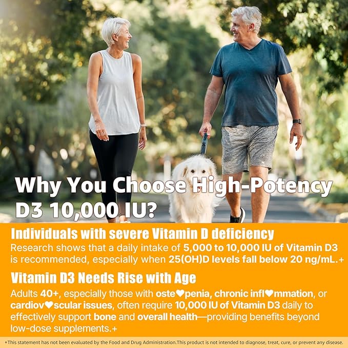Vitamin D3 K2 Gummies & Turmeric for Women & Men, Vitamin D3 5000IU / 10000IU, K2 (MK-7) 200mcg Supplements with Turmeric 1200mg, Calcium, Magnesium, Zinc, Supports Bone, Teeth, Muscle & Immune, 2PACK
