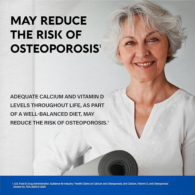 Calcium Supplements for Women - Calcium 1200 mg with Vitamin D3 & K2 - Bone Health, Strength & Density - High Absorption, Slow Release - Made in USA - Citrate & Carbonate Form, 180 Tablets for 2 Month