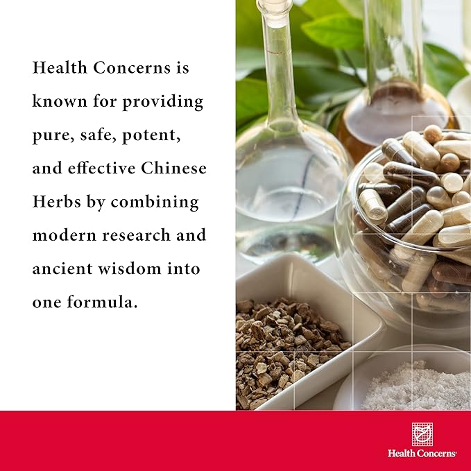 Health Concerns Skin Balance – Herbal Supplement for Skin Support, Itching Relief, & Circulation – Chinese Herbal Supplements for Men & Women – Skullcap Root, Dong Quai, Coptis Root - 90 Capsules