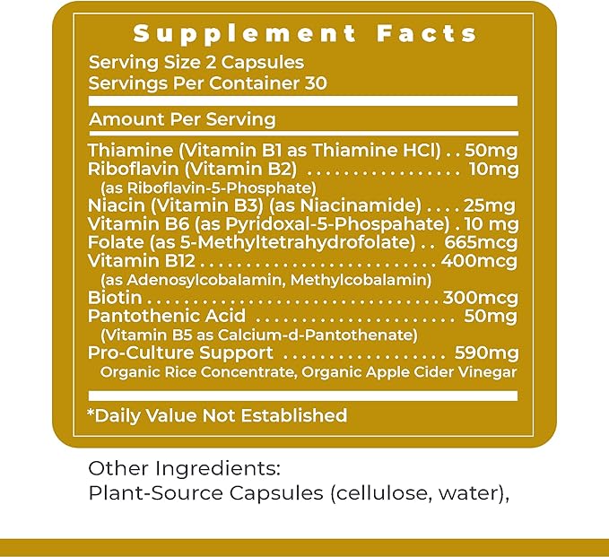 Premier Research Labs Complete B - Vitamin B Complex Supplement for Optimal Health | Vitamin B Supplement with Biotin | 9 Active B Vitamins | for Liver, Energy & Brain Support - 60 Capsules