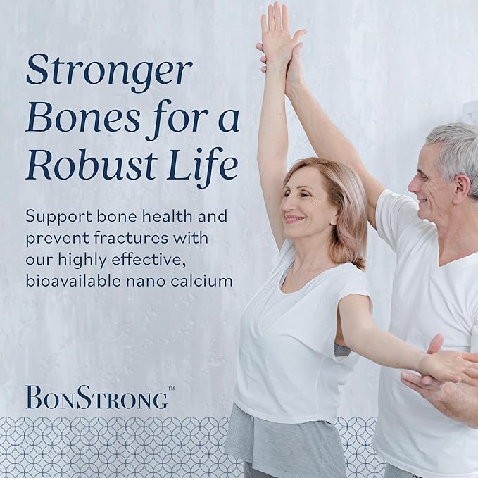 Nano Calcium Supplement – 7-in-1 Bone Support with MSM, Vitamin D3, K1, Magnesium, Zinc – High Absorption Calcium for Women & Men – Vitamins for Bones & Joints – Made in USA – 120 Capsules