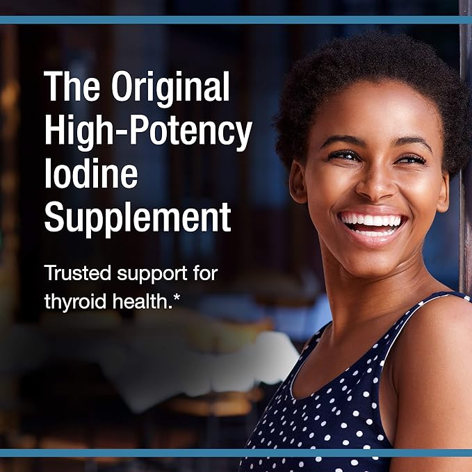 Optimox Iodoral 12.5 mg – Iodine Supplements for Thyroid Support, Potassium Iodide Tablets, Lugol Solution, Daily Vitamins and Minerals, High Potency Iodine Tablets – 180 Tablets 1-Pack