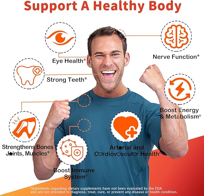 Sugar-Free ADK+Vitamin B12 Gummies - Vitamin D3 K2 10,000IU/ 5000IU, B12 5000mcg 2500mcg, K2 (MK-7) 240mcg, Multivitamin Adults-Vitamin A,Vegan Vitamin D,Methyl B12,C,Zinc-Eye,Bone,Energy,Nerve,Immune