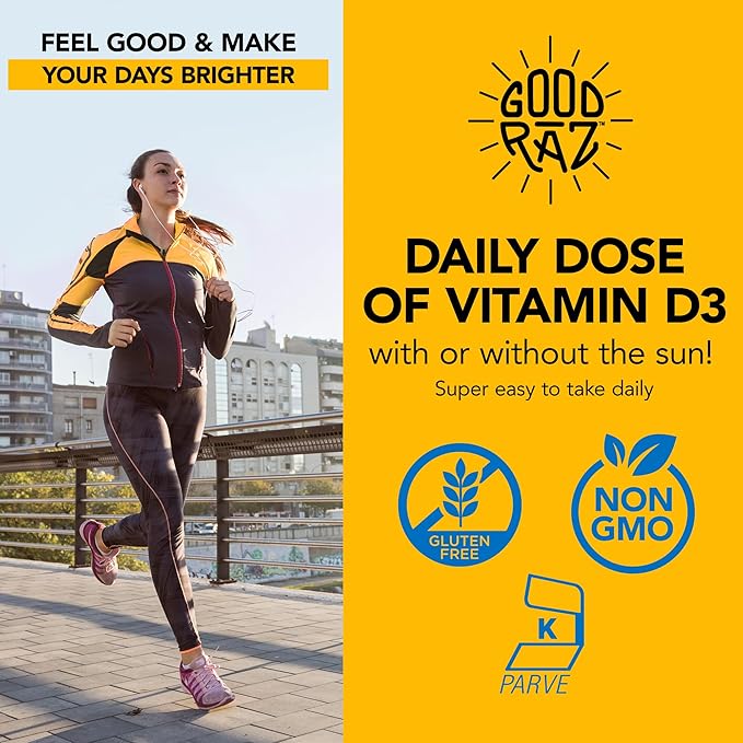 Vitamin D3 Drops for Adults 4-Month Supply – Water-Soluble Liquid Vitamin D, Non-GMO, Kosher Supplement – Easy to Absorb, No Stir, Flavorless D3 Liquid for Food or Drink