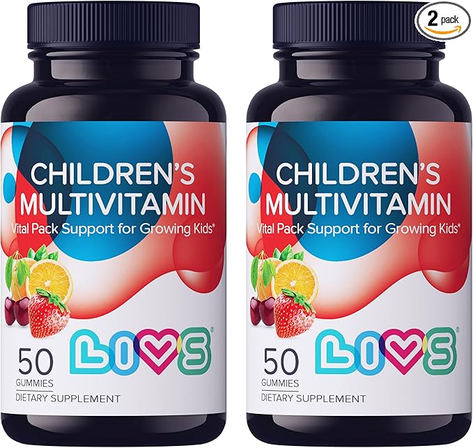 Children's Multivitamin Gummy - Kids Multivitamin Gummies with Vitamin D2, Omega 3, Zinc, Vitamin C, B12 & More | Gluten-Free, Non-GMO Supplements for Kids – Strawberry, Cherry & Org Taste, 100ct