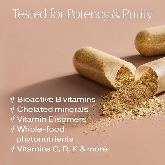 The Foundation of You - Women’s Multivitamin Supplement, 120 Count - with Vitamin D, Vitamin C, Folate, Tocotrienols, Lutein, Broccoli Seed, and Zinc