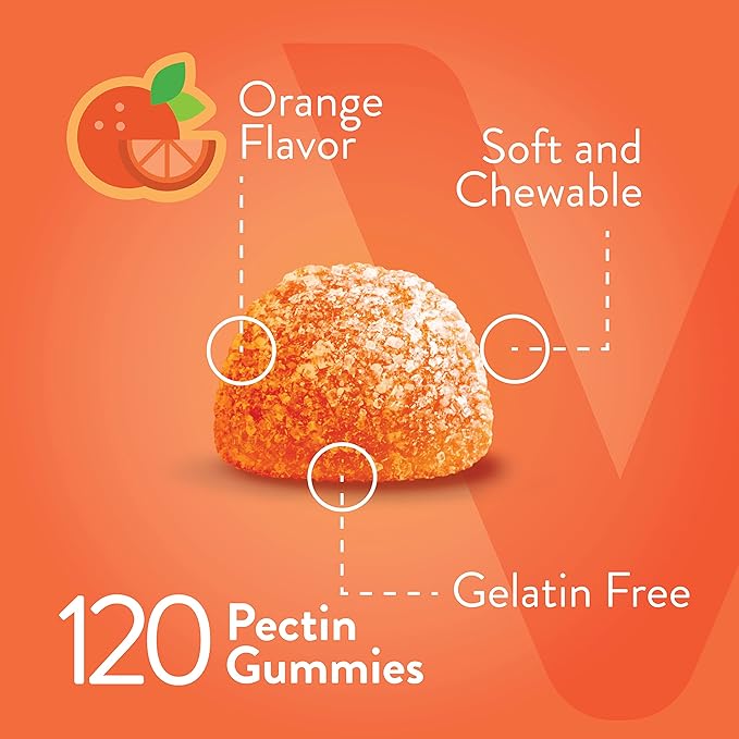 VITEEY Vitamin C Gummies for Adults & Teens with Zinc & Echinacea - Immune Support Gummies - Immune Booster - Vegan, Gelatin Free, Gluten Free, GMO Free - Tasty Vitamin C Chewable Orange Flavored