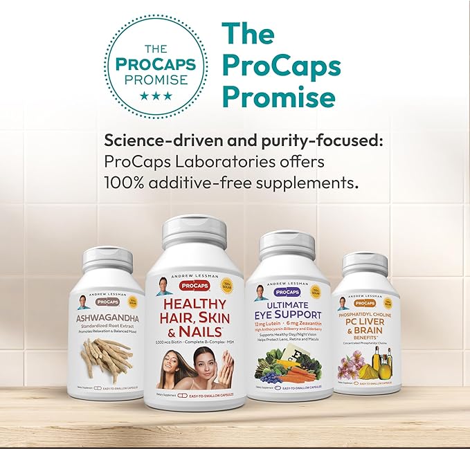 ANDREW LESSMAN Vitamin C 500 Plus B-Complex 360 Capsules - Non-Acidic Vitamin C Plus Citrus Bioflavonoids for Immune System and Anti-Oxidant Support. Easy-to-Swallow Capsules. No Additives