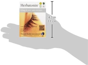 Herbatonin 0.3mg – The First Phyto-Melatonin (Natural Plant Melatonin) – 90 Vegan Capsules (90 Day Supply) Low Dose, Natural Sleep Aid and Circadian Rhythm Support (Pack of 1)