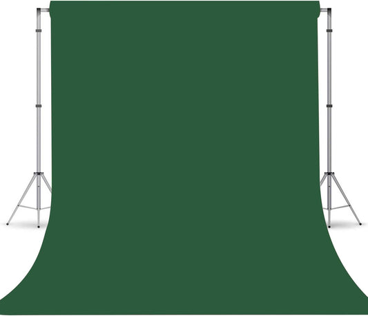 Dark Green Photography Backdrop for Photoshoot, Photo Backdrop Curtain, Perfect Dark Green Backdrops for Party Portrait Photoshoots Video Studio 10FTx20FT