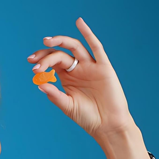 Omega 3 Gummies for Adults with Flaxseed Oil (Omega 3, 6, 9) – Heart Health, Brain Function, Joint & Eye Support for Women & Men | Vegan, Non GMO, Gluten Free Gummy Vitamins | Orange Flavor- 40ct