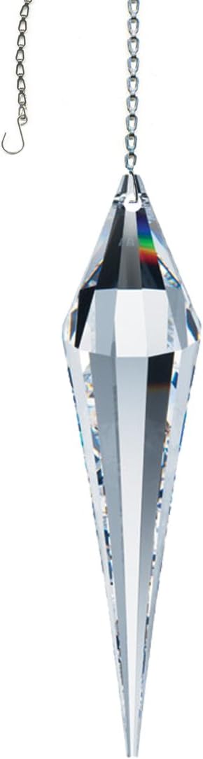 Crystal SunCatcher Swarovski Strass 3" Cone Drop Rainbow Crystal Feng Shui Hanging Prism