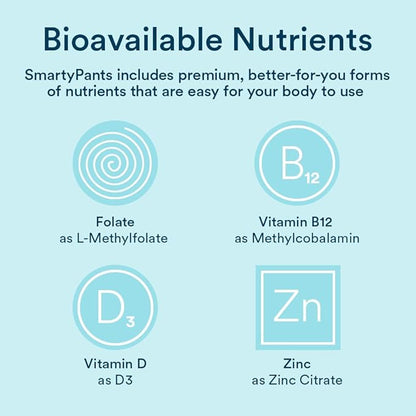 SmartyPants Multivitamin for Men, Gummies: Omega 3 Fish Oil (EPA/DHA), Methylfolate, CoQ10, Vitamin D3, C, Vitamin B12, B6, A, K & Zinc for Immune Support, Biotin, 180 Gummies (30 Day Supply)