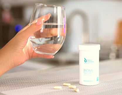 Biome V3 Probiotic, Prebiotic, & Fulvic Minerals Supplements - 35 Billion CFU - 6 Strains - 60 Vegan Capsules - Women & Men - FODMAP Friendly - Supports Digestive, Immune & Gut Health