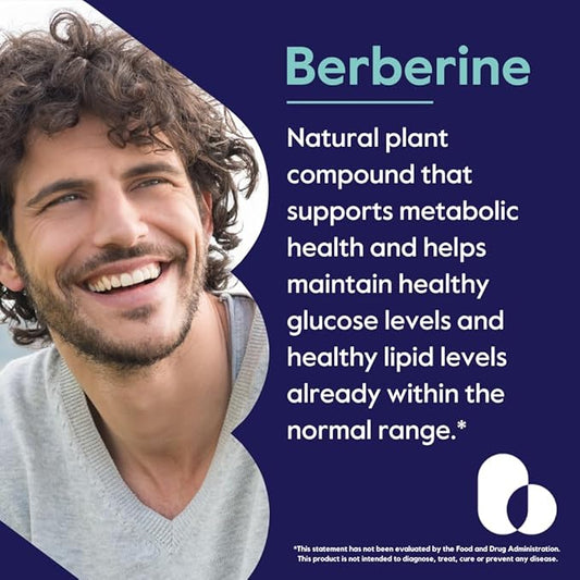 Berberine 500mg Per Capsule (120 Vegetarian Capsules) - No Fillers - No Stearates - No Flow Agents - Vegan - Gluten Free - Non GMO
