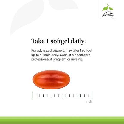 Terry Naturally Omega-7 - Dietary Supplement with Essential Fatty Acids - Nutritional Supplement to Support Skin Health with Sea Buckthorn, Berry Pulp & Seed Oil - 60 Softgels