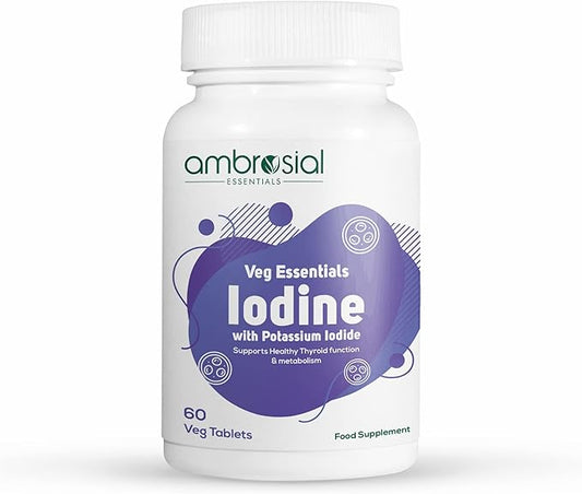 Ambrosial Iodine 5000mcg Tablets (Pack of 1-60 Tablets)