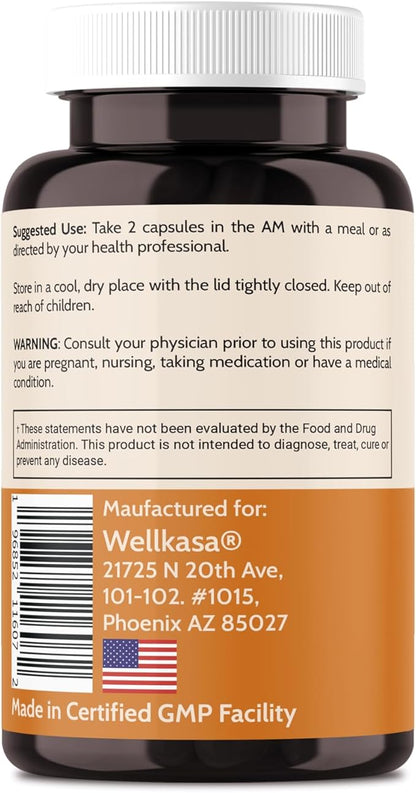 Migra-Well AM: Energizing Daily Methylated Multivitamin with Bioavailable Minerals & Antioxidants Supporting Brain & Nerve Heath for Women and Men - Without Iron (60 Capsules)