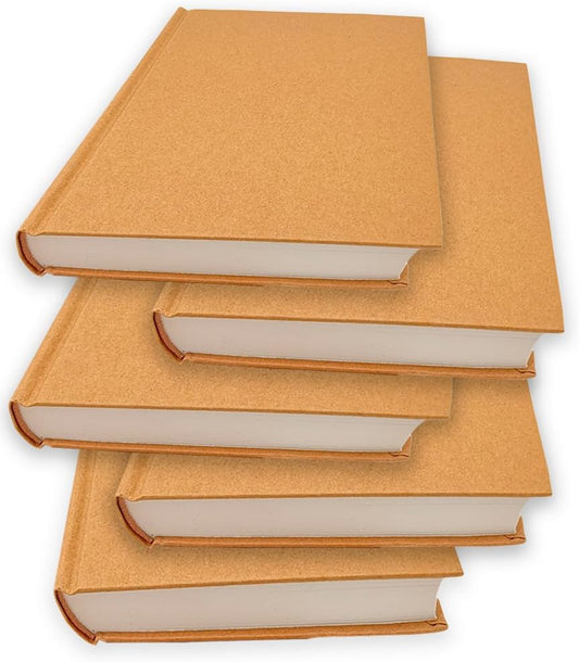 5.5x8.25 Sketch Book, 120 Sheets (100gsm), Hardcover Bound Sketch Notebook, Acid Free Blank Drawing Paper, Ideal for Kids & Adults, Kraft Cover