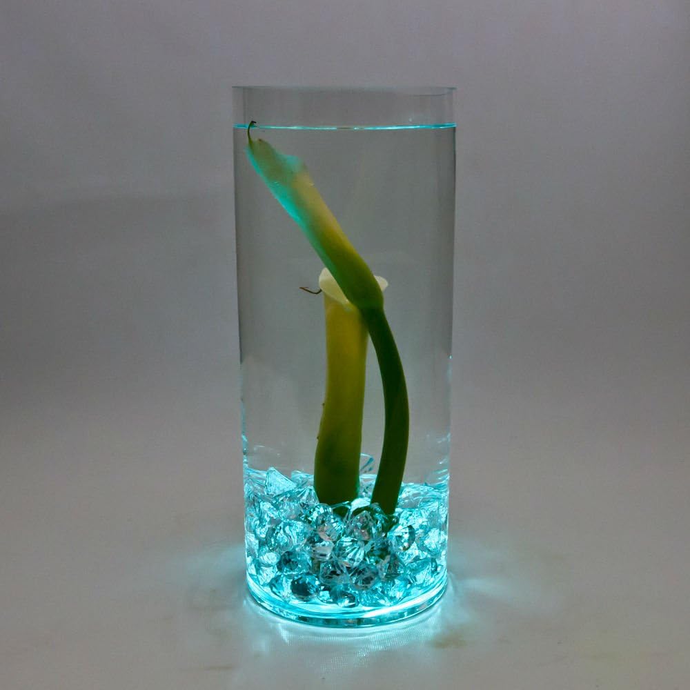 Halloween Lights Submersible LED Lights cr2032 Battery Powered Underwater Waterproof LED Tea Light for Events Wedding Centerpieces Vase Floral Xmas Holidays Home Decor Lighting(Pack of 12) (Teal)