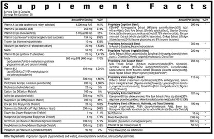 Seeking Health Optimal Multivitamin Plus, Active B Vitamins and L-5-MTHF, Riboflavin, B6, Bioavailable Folate and B12, CoQ10, Methylation Support, Vegetarian (240 Capsules)