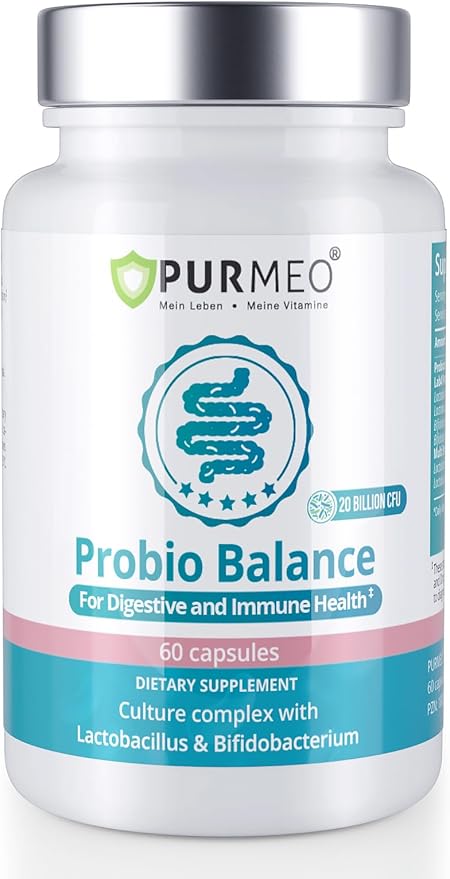 Probiotics for Digestive, Gut & Immune Health - Clinical Proven Group Support IBS Diarrhea, Gas, Bloating - Daily Probiotic Supplement for Women Men, 20 Billion CFU, Vegan, 2 Months Supply