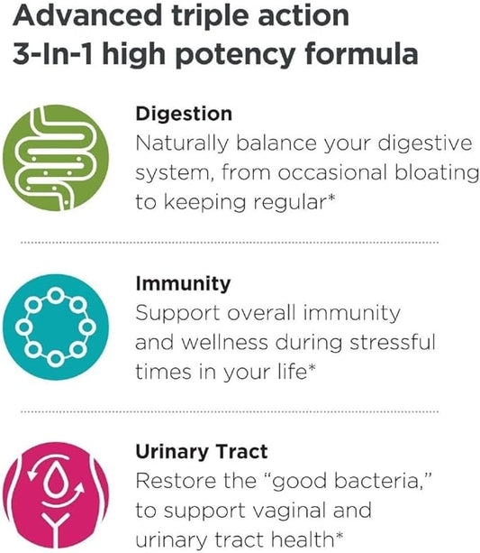Omax3 Boxes Vegan Probiotic + Prebiotic Supplement Pills, 50 Billion CFU, 10 Clinically Studied Strains, Dairy-Free, Non-GMO, Blister Packed (90 Vege-Capsules)