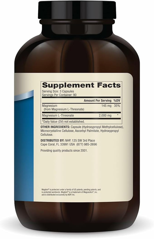 Dr. Mercola Magnesium Advanced - Supports Bone, Joint & Brain Health - Contributes to More Restful Sleep - Non-GMO, Gluten-Free & Soy-Free - 270 Capsules (90 Servings)