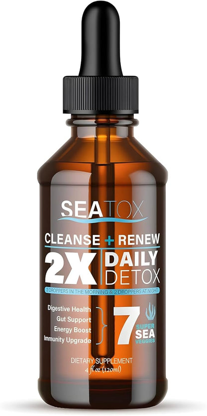 Cleanse & Renew - Liquid Superfood - Gut Health, Bloating, & Immune Support - Overall Wellness - Vegan & Gluten-Free - 30-Day Supply - Made in USA - 30-Day Supply
