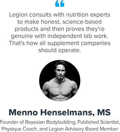 LEGION Triumph Daily Sport Multivitamin Supplement - Vitamins and Minerals for Athletes Helps with Energy for Sports & Bodybuilding Workouts. 30 Servings (Women)