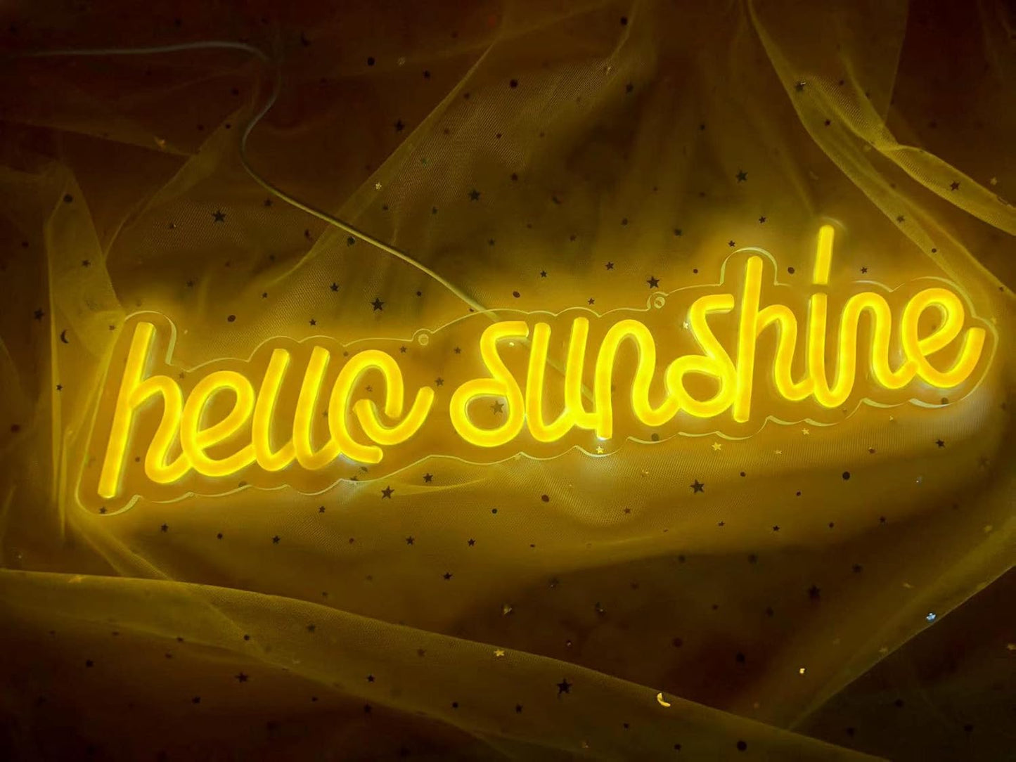 LED Neon Sign Night Light for Wall Party Décor Bedroom Room Bar Wedding Home Birthday Art Decoration Christmas with USB Chain Light modulator 5v (lets party blue)