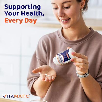 Vitamatic Clostridium butyricum 25 Million - Gut Health - 60 DR Capsules (Delayed Released) - Made with Prebiotic Inulin Fiber