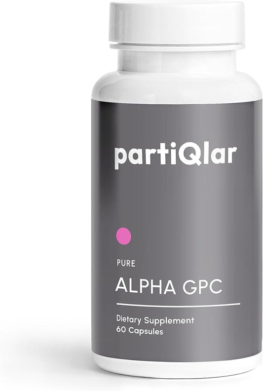 Alpha GPC Supplement Bio-Available Pure Form of Choline - Easily Absorbed by The Body - 300mg 60 Capsules - Made in The USA