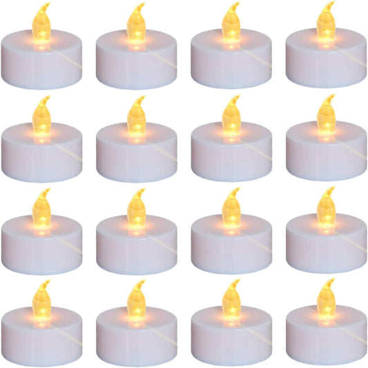 Tea Lights, 200PACK Flameless LED Tea Lights Candles, Flickering WarmYellow, 200 Hours Battery-Powered Tea Light, Ideal Party, Wedding, Birthday, Gifts Home Decoration