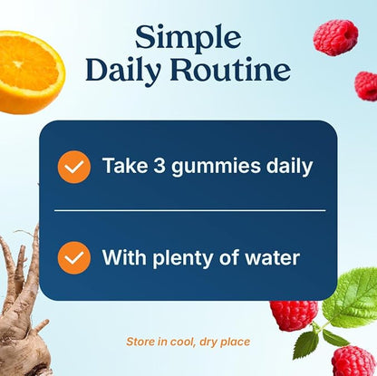 Poop Like a Champion Fiber Gummies – 5g Fiber per Serving, Non-GMO, Vegan, Digestive Support, 60 Pieces per Bottle