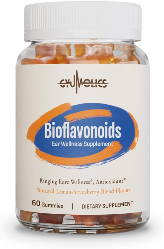 Flavonoid Supplement Gummies 3000mg – Bioflavonoid Complex with Hesperidin, Quercetin, Lemon Bioflavonoids & Vitamin C – 60 Gummies