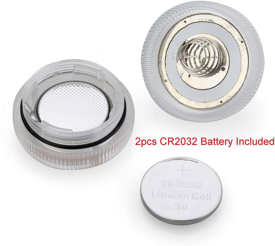 KITOSUN Submersible LED Lights cr2032 Battery Powered Underwater Waterproof LED Tea Light Candles for Events Wedding Centerpieces Vase Floral Xmas Holidays Home Decor Lighting(Pack of 12) (Red)