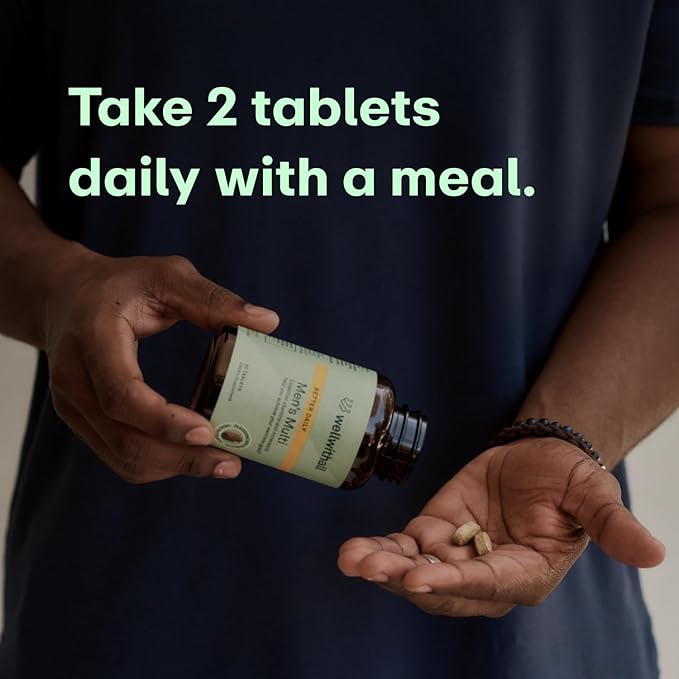 Multivitamin for Men with Zinc, Vitamin D, B12, K2 & Calcium | Supports Immunity, Heart Health, Muscle Building & Overall Wellness | Daily Supplement for Men | Allergen-Free | 60 Tablets