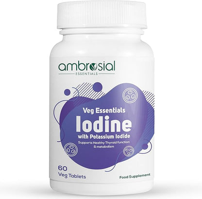 Ambrosial Iodine 5000mcg Tablets (Pack of 1-60 Tablets)