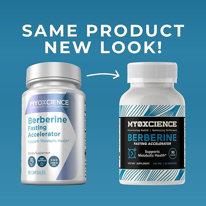 MYOXCIENCE Berberine Fasting Accelerator | Himaberb Berberine HCL with ALA (Alpha Lipoic Acid) and Biotin (90 Capsules)