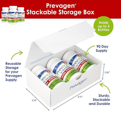 Prevagen Extra Strength - 90 Capsules (3-Pack of 30 Pills) | Prevagen Extra Strength is a Supplement formulated for Your Brain with 20mg of Apoaequorin Plus Vitamin D3