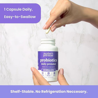 Prenatal Probiotics for Women | 30 Billion CFU, 17 Strains + Organic Prebiotics | Supports Digestion, Gut & Immune Health for Mom & Baby | Womens Probiotic for Pregnancy & Lactation | Vegan Capsules