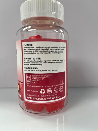(3 Pack) 1200 mg Calcium Citrate Gummies Supplements for Women & Men,Pure Calcium Citrate Gummies for Bone, Muscle & Immune Support - Easy to Digest, Sugar Free,Vegan,Peach Flavor,60 Day Supply