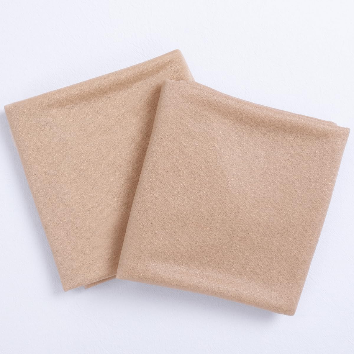 Socomi Wedding Arch Draping Fabric 29" x 20Ft 2 Panels Nude Sheer Outdoor Curtain Drapes Extra Long for Bridal Baby Shower Ceremony Birthday Party Decor