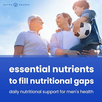 NutraChamps Multivitamin for Men, 240 Count, Vitamins A, B, C, D, E, Biotin, Zinc, Mens Gummy Multivitamins Supplement, Chewable Daily Multi Gummy Vitamins for Men (Pack of 2)